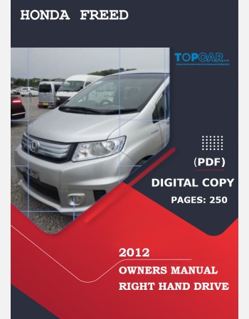 honda freed 2012 owners manual